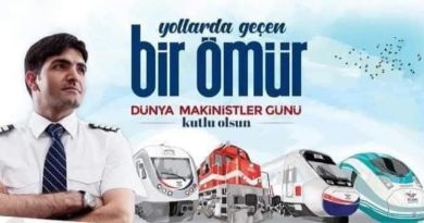 3 Temmuz Dünya Makinistler Günü